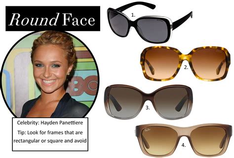 what sunglasses best suit a round face